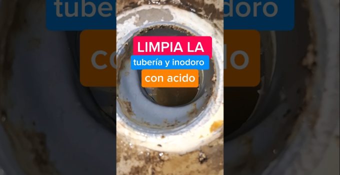 limpieza de desagües sin agentes corrosivos